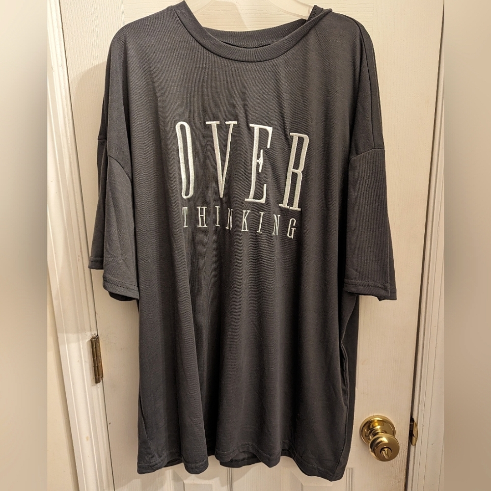 Women's Black Oversized T-Shirt